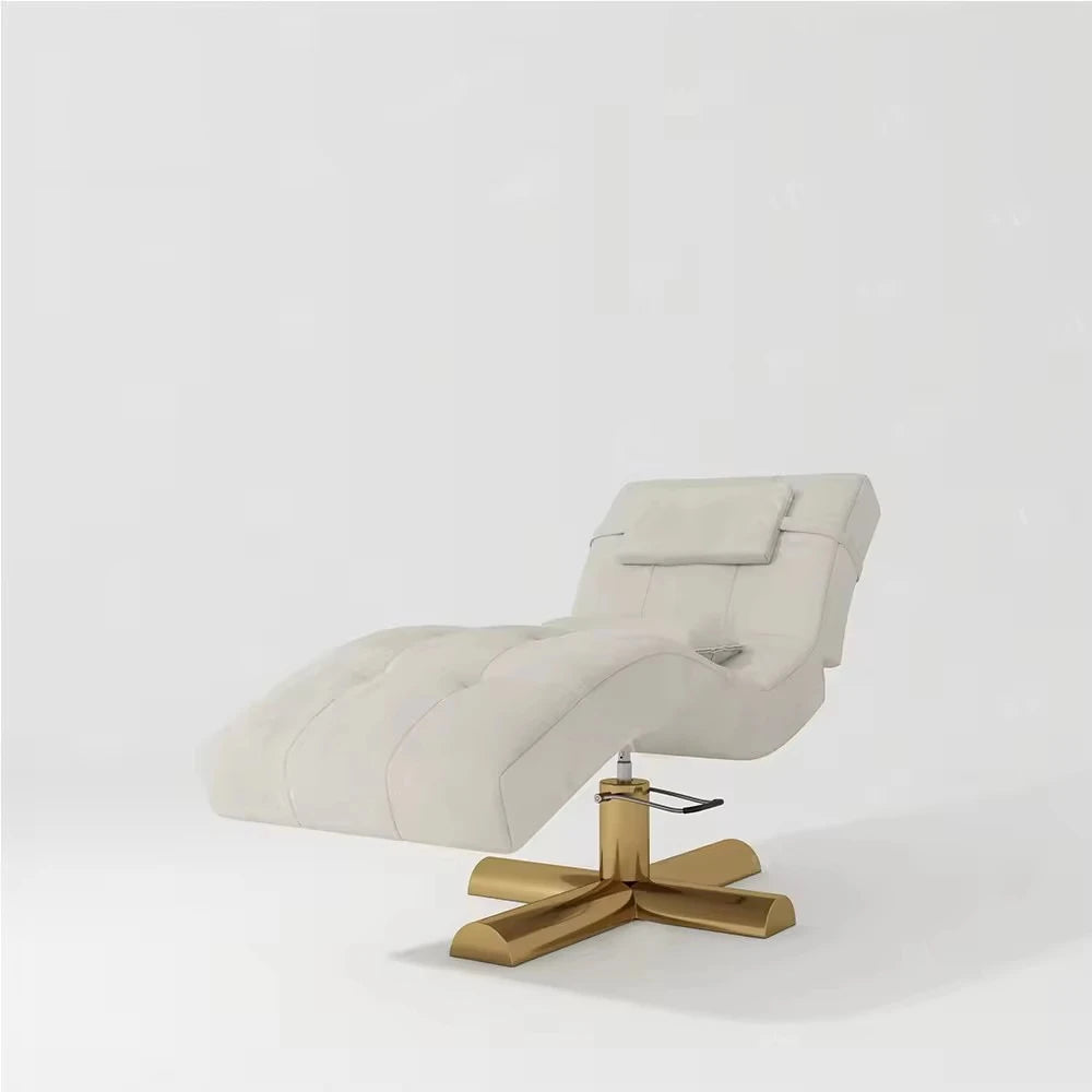 Luxury Beauty Care Bed Facial Hydrotherapy Head Massage Table – Foldable Salon SPA Treatment Chair with Genuine Leather
