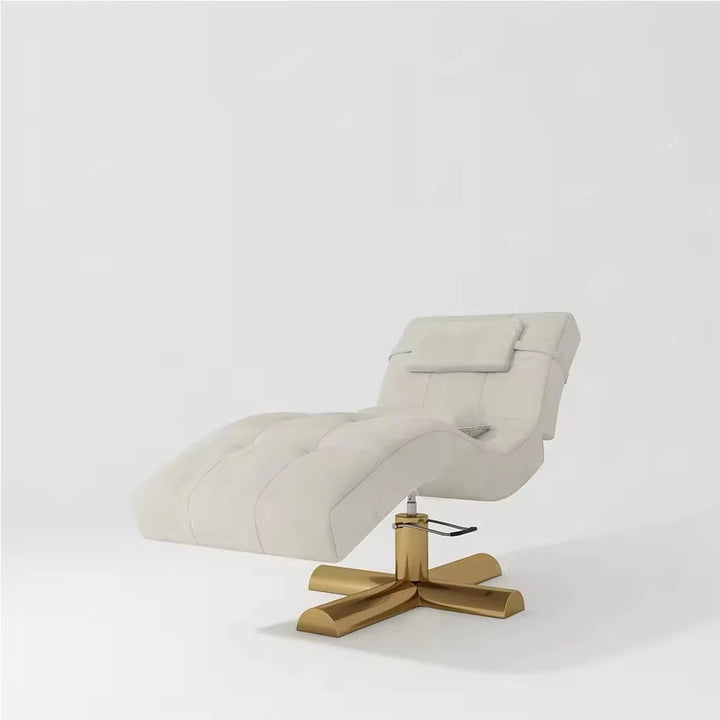 Luxury Beauty Care Bed Facial Hydrotherapy Head Massage Table – Foldable Salon SPA Treatment Chair with Genuine Leather