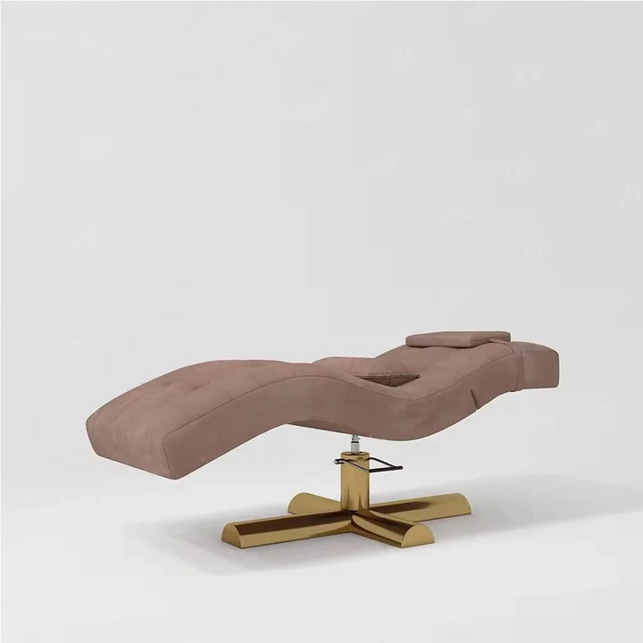 Luxury Beauty Care Bed Facial Hydrotherapy Head Massage Table – Foldable Salon SPA Treatment Chair with Genuine Leather