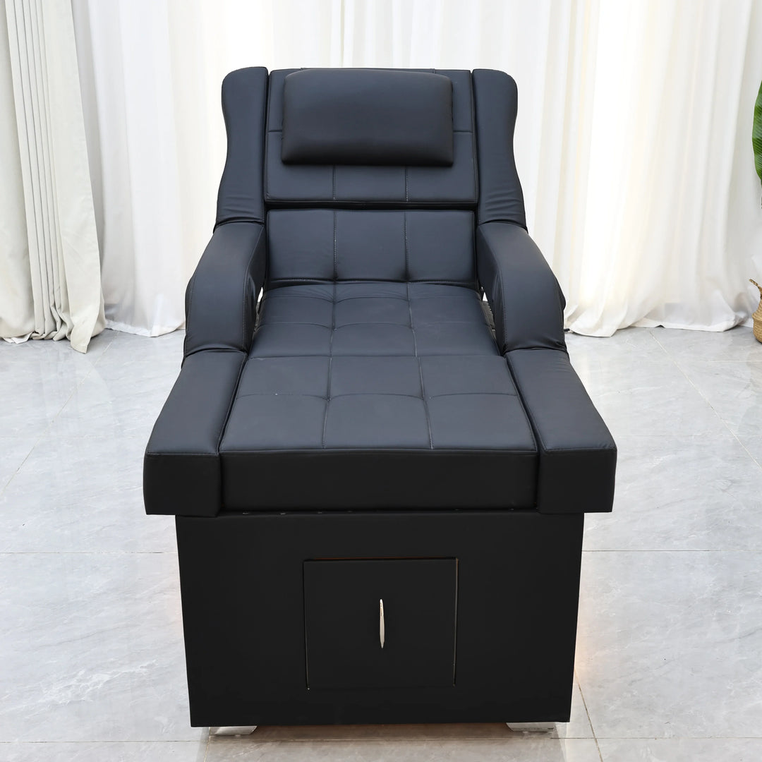 Luxury Electric Adjustable Shampoo Bed – All in One Salon SPA Massage Table with Hair Washing Basin and Foot Bath