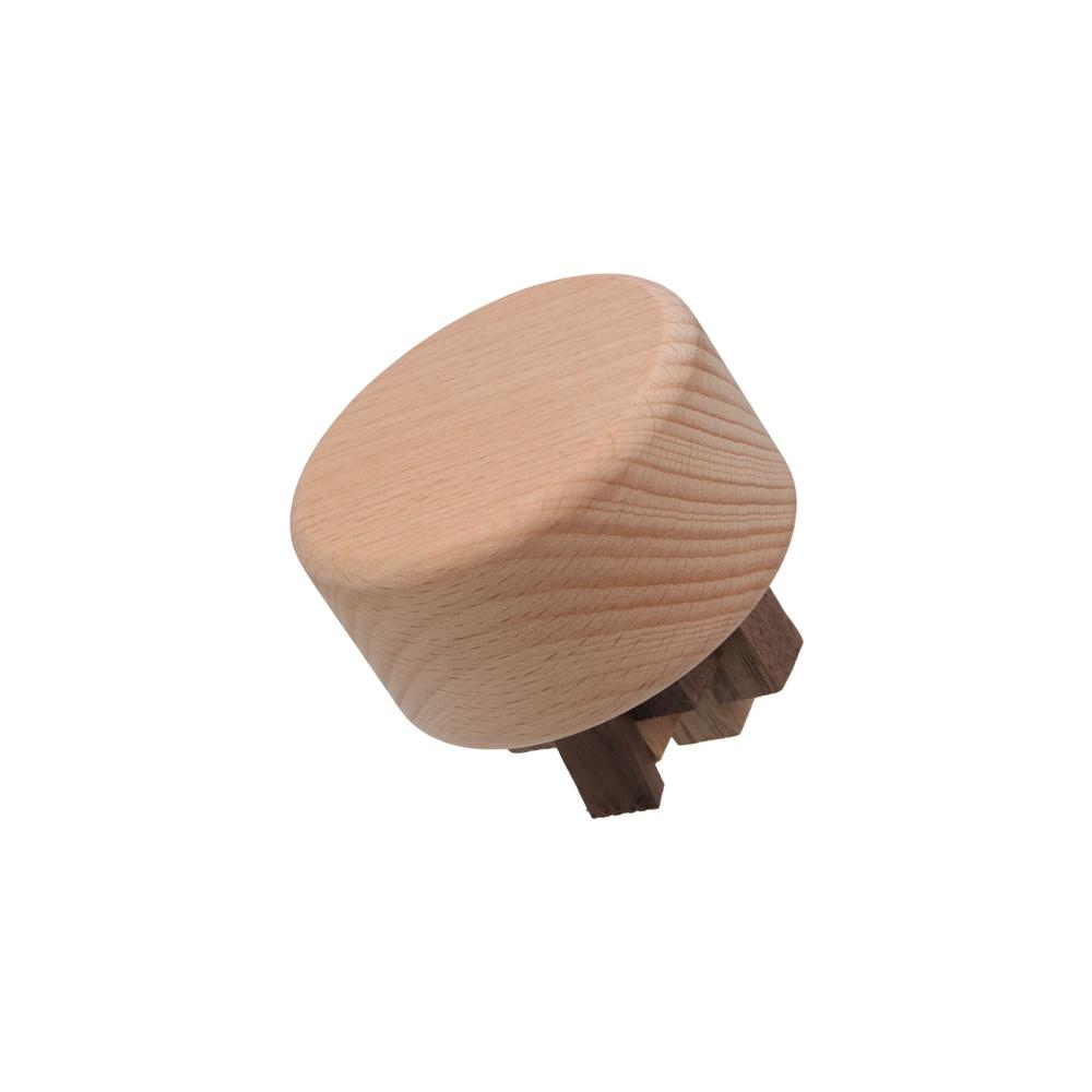 Luxury Essential Oil Wood Diffuser – Unique Wood Art Fireless Aroma Diffuser, Beech/Black Walnut Aromatherapy Ornament for Indoor Fragrance Expansion, Elegant Home Décor, Natural Scent