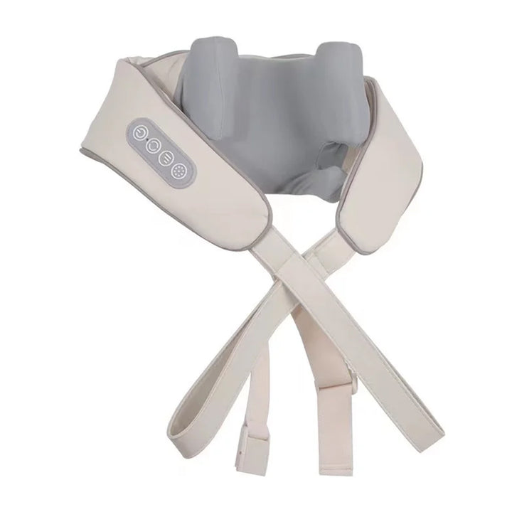 Luxury Neck and Shoulder Massager with Heat, Deep Tissue Shiatsu Kneading for Pain Relief, Electric Rechargeable Massage Shawl for Back & Muscles