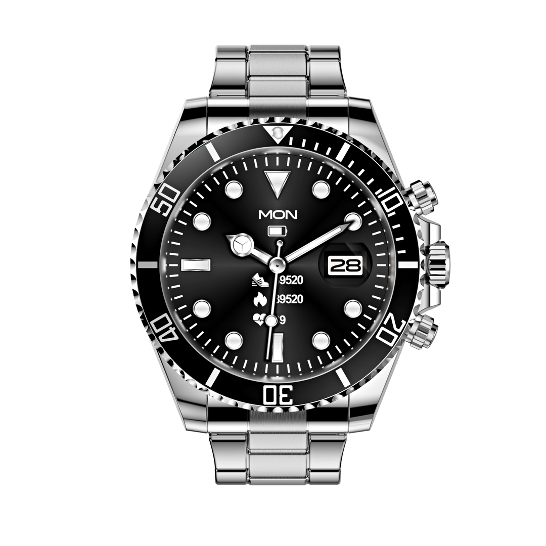 Luxury Smartwatch for Men, Bluetooth Calling, Sports Fitness Tracker, 2024 High-End Design, Android & iOS Compatible, Waterproof, Health Monitoring
