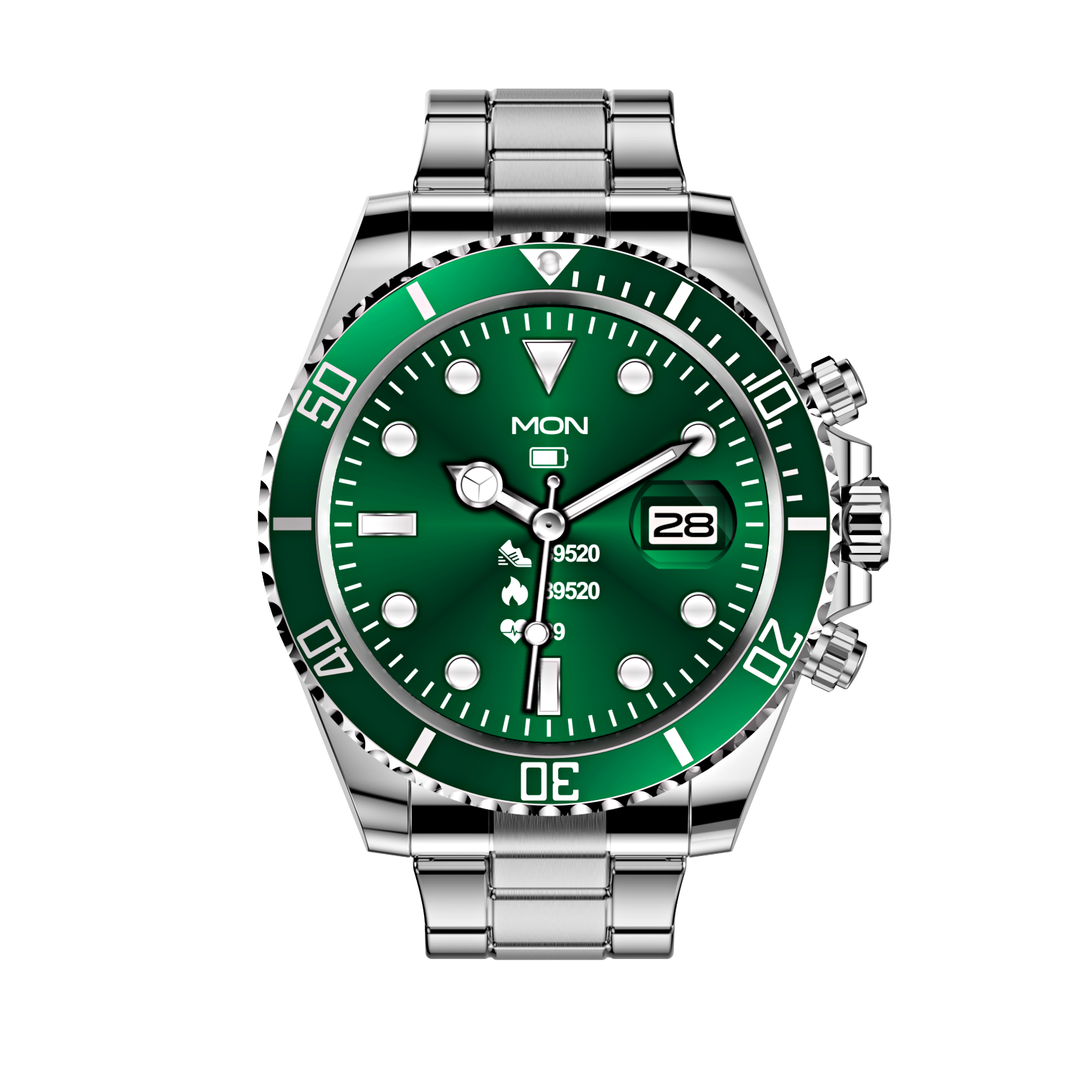 Luxury Smartwatch for Men, Bluetooth Calling, Sports Fitness Tracker, 2024 High-End Design, Android & iOS Compatible, Waterproof, Health Monitoring