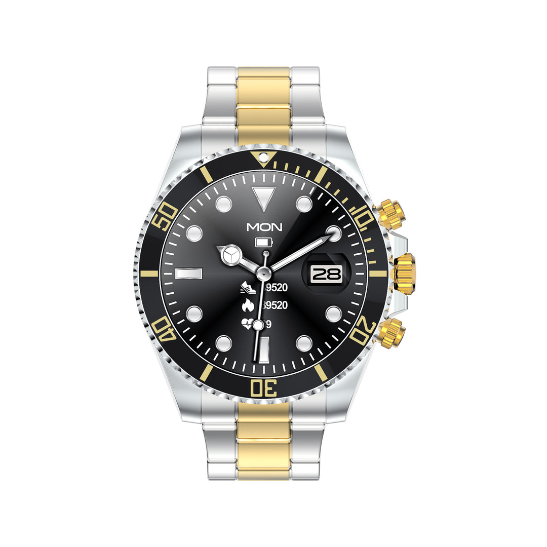 Luxury Smartwatch for Men, Bluetooth Calling, Sports Fitness Tracker, 2024 High-End Design, Android & iOS Compatible, Waterproof, Health Monitoring