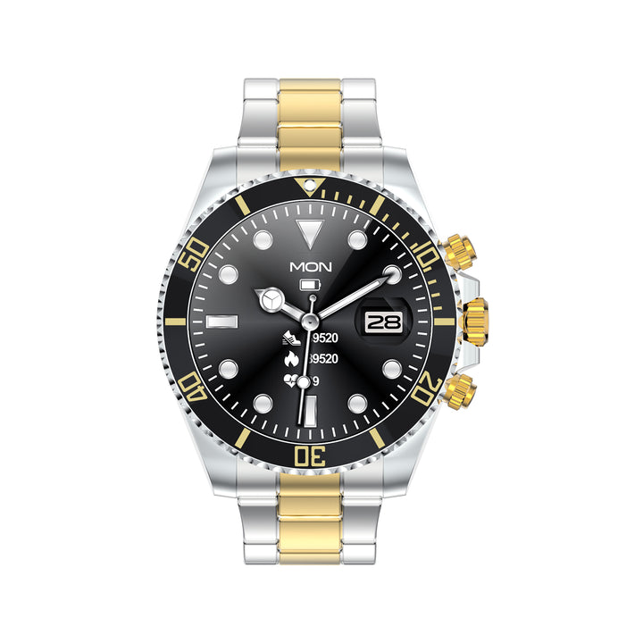 Luxury Smartwatch for Men, Bluetooth Calling, Sports Fitness Tracker, 2024 High-End Design, Android & iOS Compatible, Waterproof, Health Monitoring