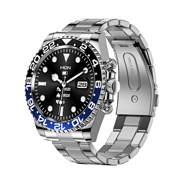 Luxury Smartwatch for Men, Bluetooth Calling, Sports Fitness Tracker, 2024 High-End Design, Android & iOS Compatible, Waterproof, Health Monitoring