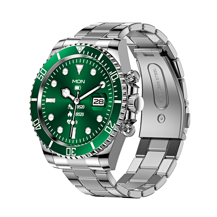 Luxury Smartwatch for Men, Bluetooth Calling, Sports Fitness Tracker, 2024 High-End Design, Android & iOS Compatible, Waterproof, Health Monitoring