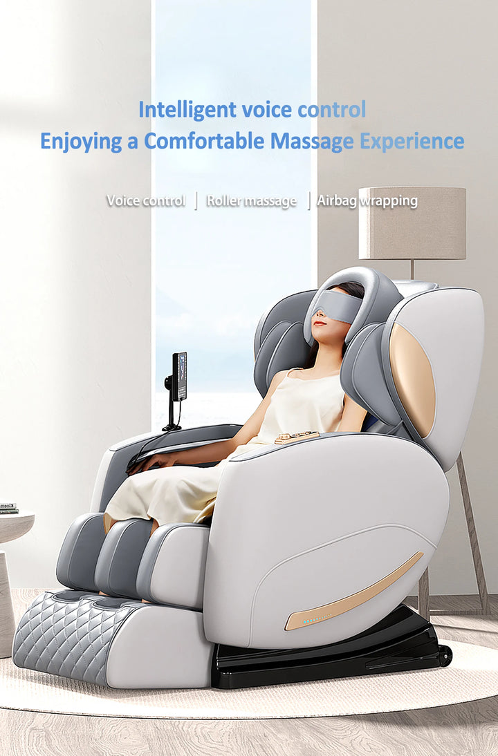 Luxury Zero Gravity Massage Chair – Full Body Electric Recliner with Shiatsu Massage, Air Compression, Heat & Bluetooth Audio