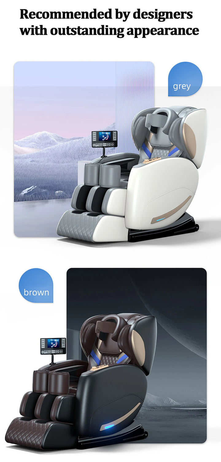 Luxury Zero Gravity Massage Chair – Full Body Electric Recliner with Shiatsu Massage, Air Compression, Heat & Bluetooth Audio