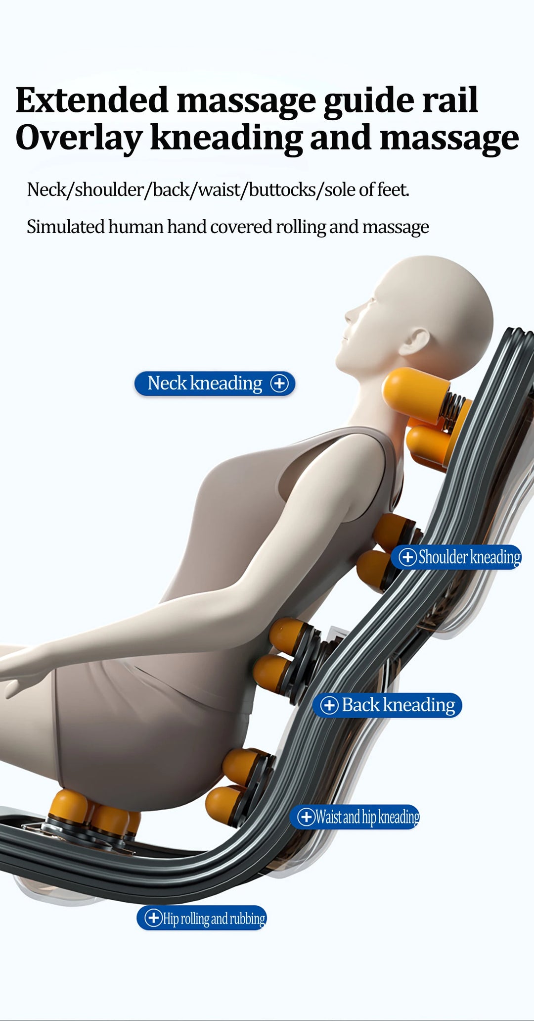 Luxury Zero Gravity Massage Chair – Full Body Electric Recliner with Shiatsu Massage, Air Compression, Heat & Bluetooth Audio