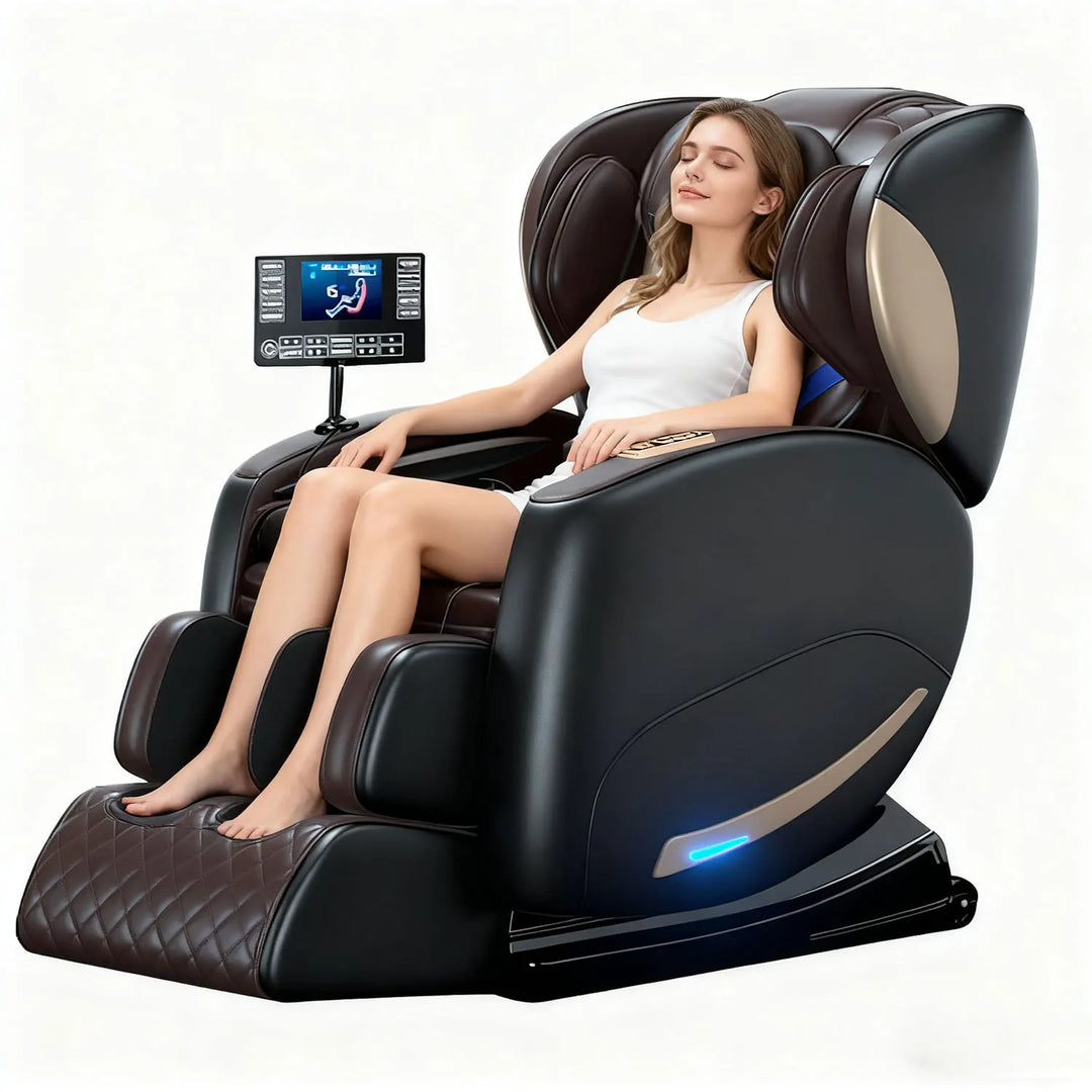 Luxury Zero Gravity Massage Chair – Full Body Electric Recliner with Shiatsu Massage, Air Compression, Heat & Bluetooth Audio