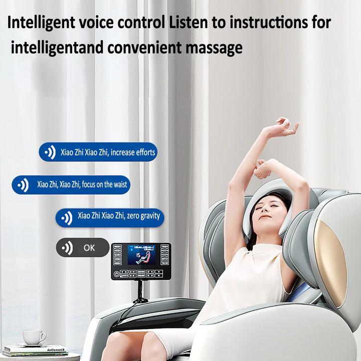 Luxury Zero Gravity Massage Chair – Full Body Electric Recliner with Shiatsu Massage, Air Compression, Heat & Bluetooth Audio