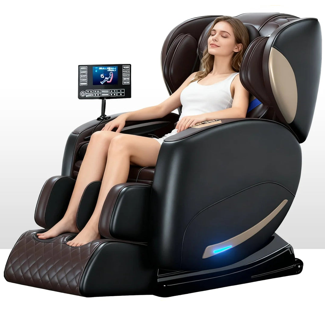 Luxury Zero Gravity Massage Chair – Full Body Electric Recliner with Shiatsu Massage, Air Compression, Heat & Bluetooth Audio