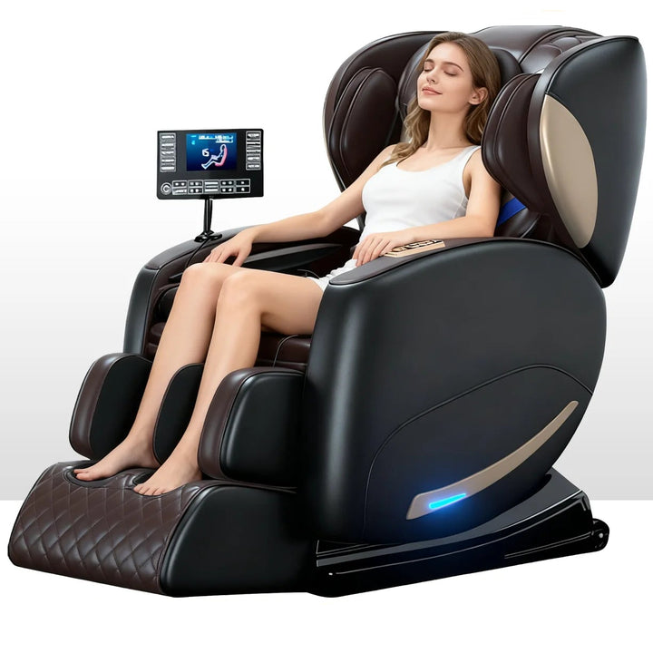 Luxury Zero Gravity Massage Chair – Full Body Electric Recliner with Shiatsu Massage, Air Compression, Heat & Bluetooth Audio