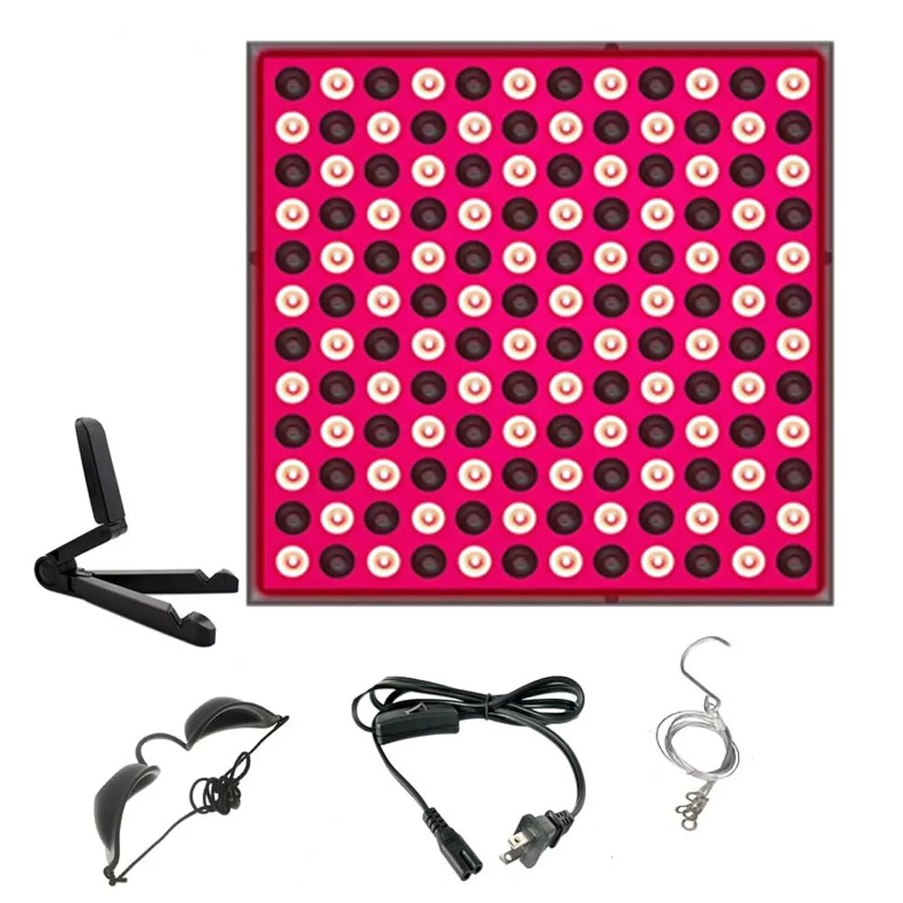 Premium 144 LED Red Light Therapy Panel – Facial and Body Beauty Lamp for Skin Care and Relaxation