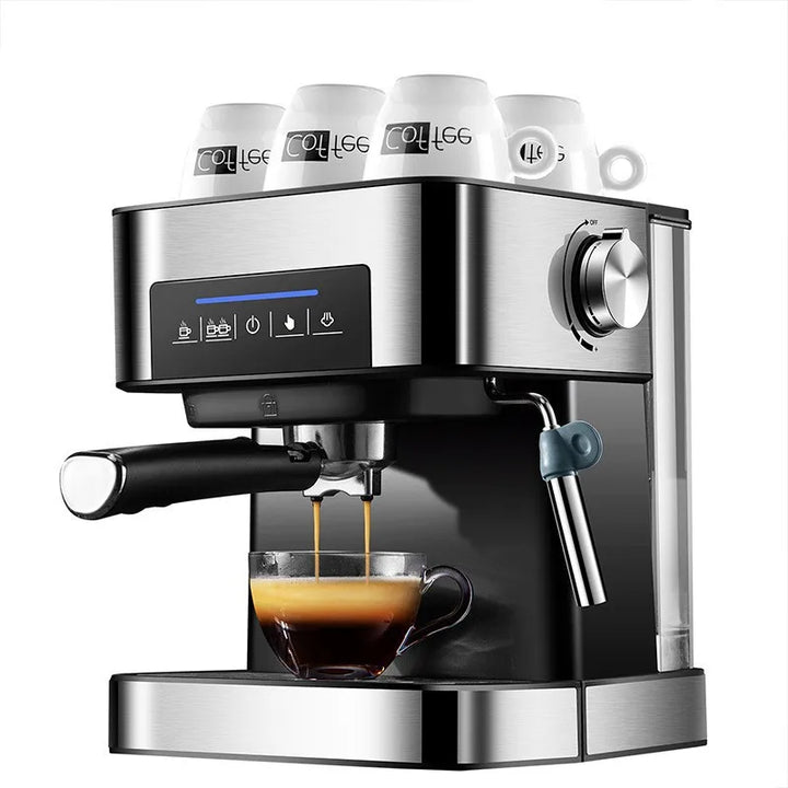 Premium 20 Bar Automatic Espresso Machine – Dual Heating Industrial Coffee Maker with Stainless Steel Boiler