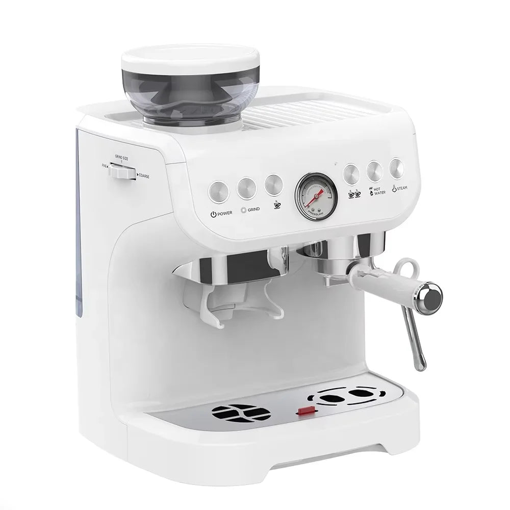 Premium 20 Bar Semi Automatic Espresso Machine – 1560W Commercial Coffee Maker with 2.5L Water Tank