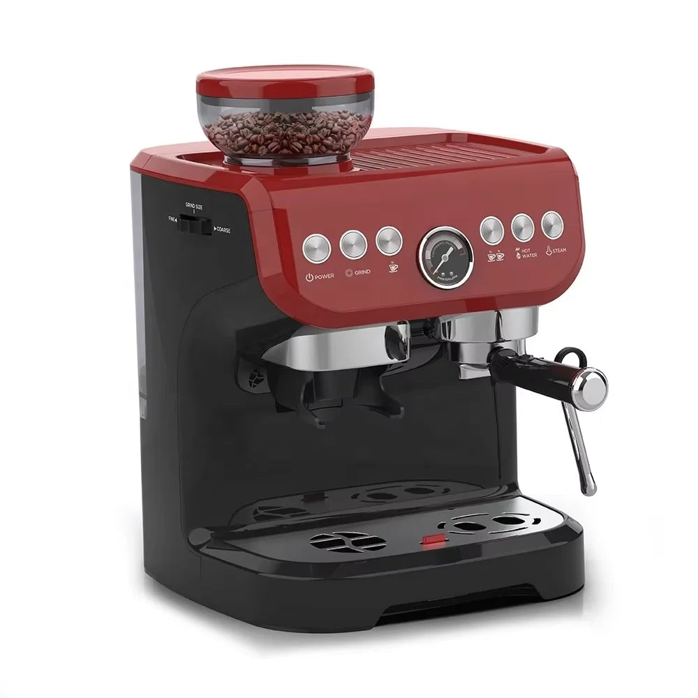 Premium 20 Bar Semi Automatic Espresso Machine – 1560W Commercial Coffee Maker with 2.5L Water Tank