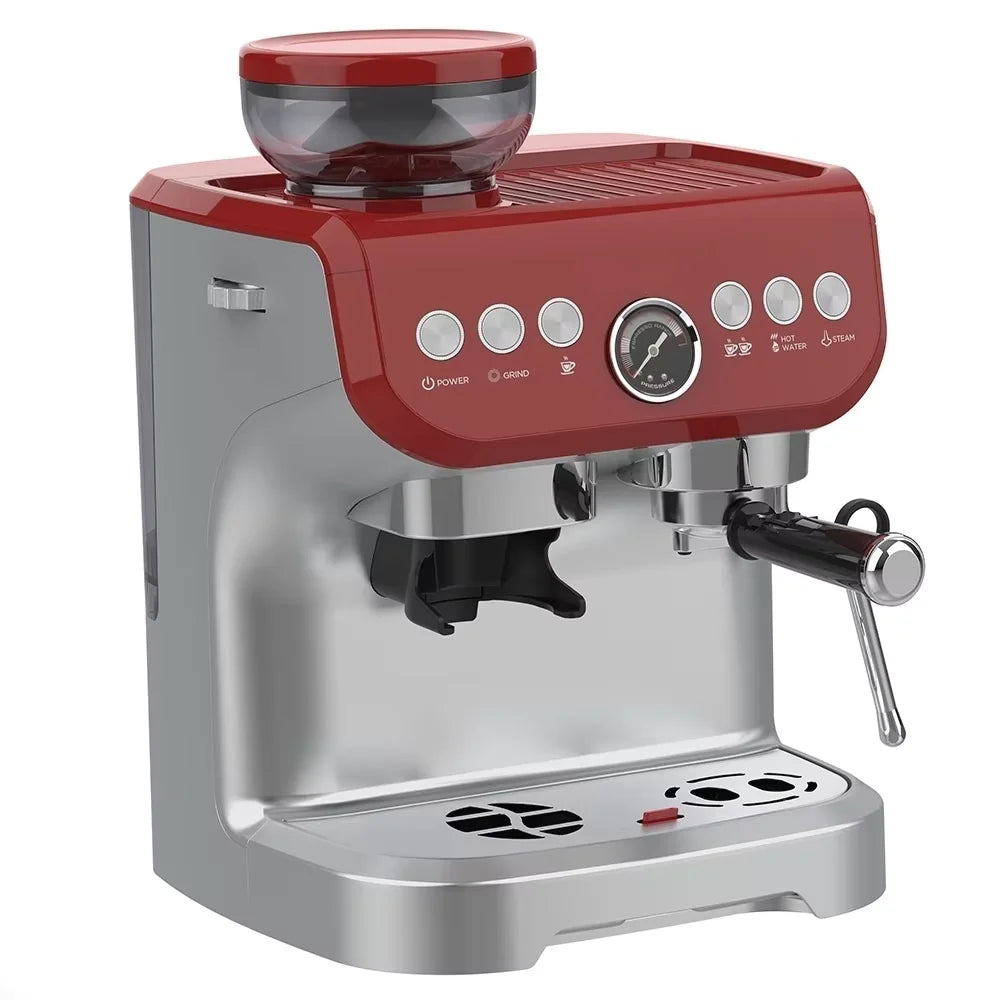 Premium 20 Bar Semi Automatic Espresso Machine – 1560W Commercial Coffee Maker with 2.5L Water Tank
