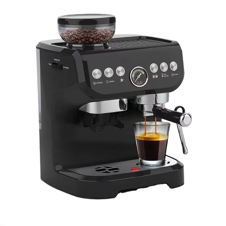 Premium 20 Bar Semi Automatic Espresso Machine – 1560W Commercial Coffee Maker with 2.5L Water Tank