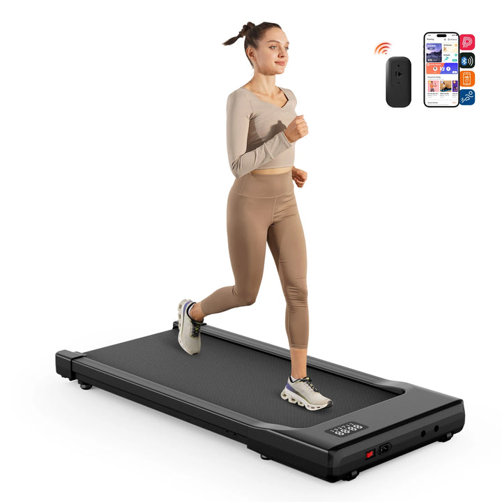 Premium 2.5HP Walking Pad Under Desk Treadmill – Portable 2 in 1 Compact Treadmill with LED Display and Remote Control