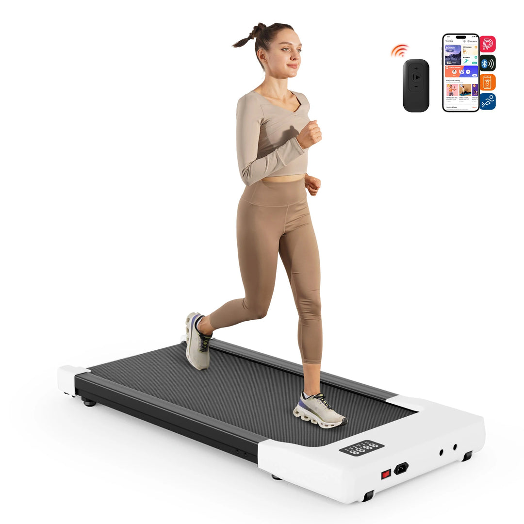 Premium 2.5HP Walking Pad Under Desk Treadmill – Portable 2 in 1 Compact Treadmill with LED Display and Remote Control