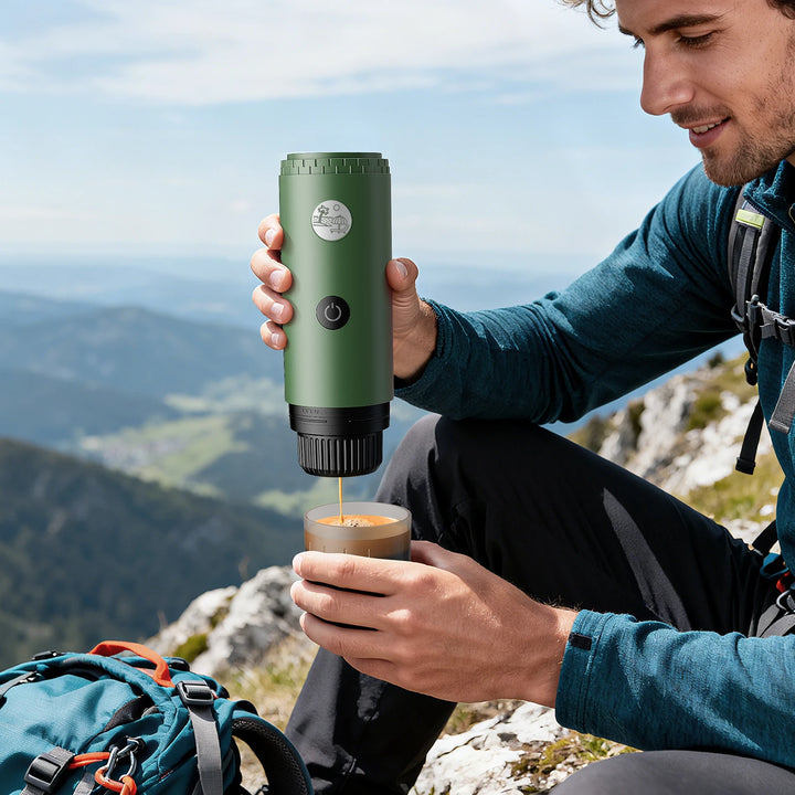 Premium 3 in 1 Portable Espresso Machine – 19 Bar Self-Heating Travel Coffee Maker with USB-C Charging