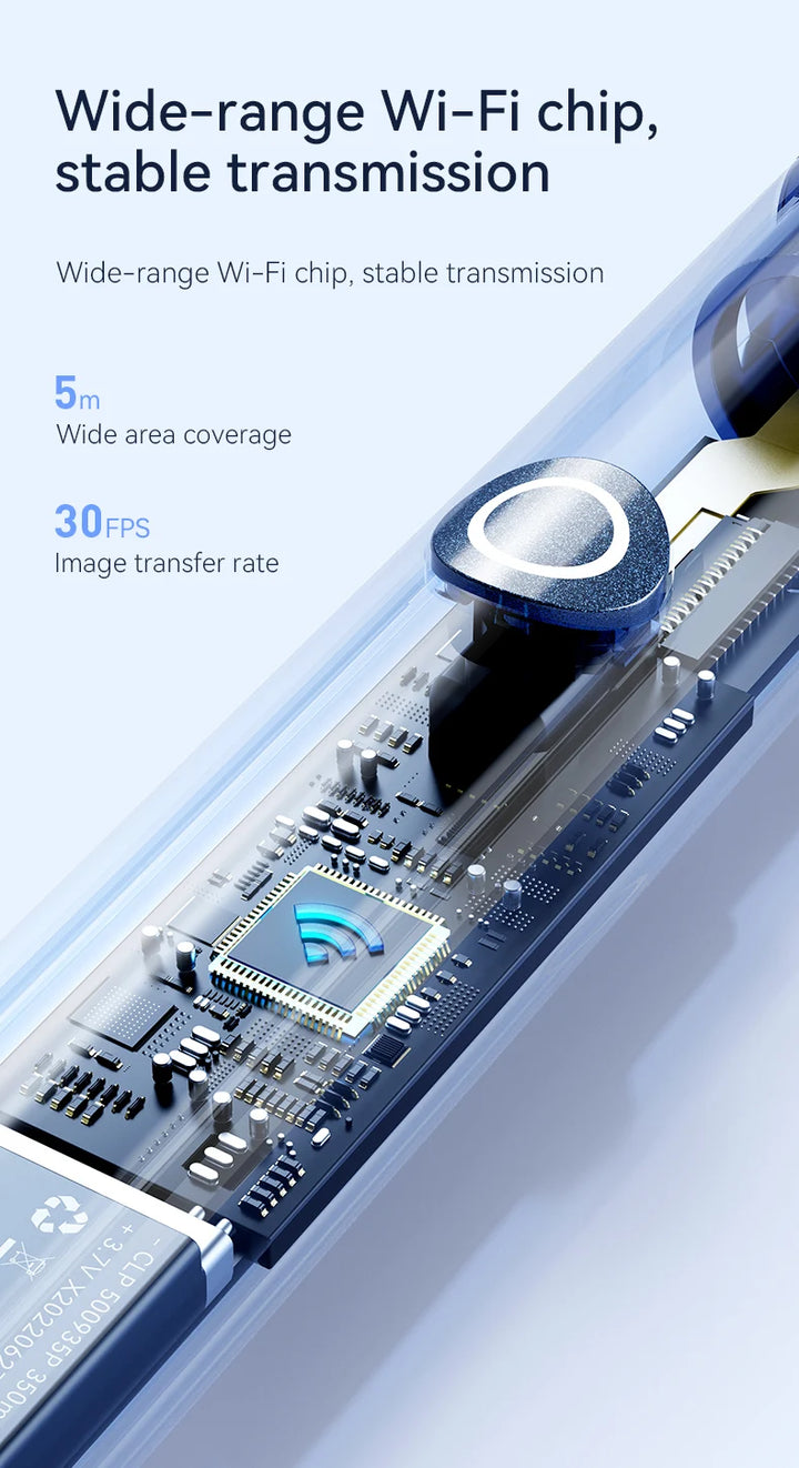 Premium 3-in-1 Wi-Fi Visual Ear Cleaning Tool – Camera Ear Pick with Tweezers, 12MP HD Imaging, Rechargeable Battery, Silicone Accessories