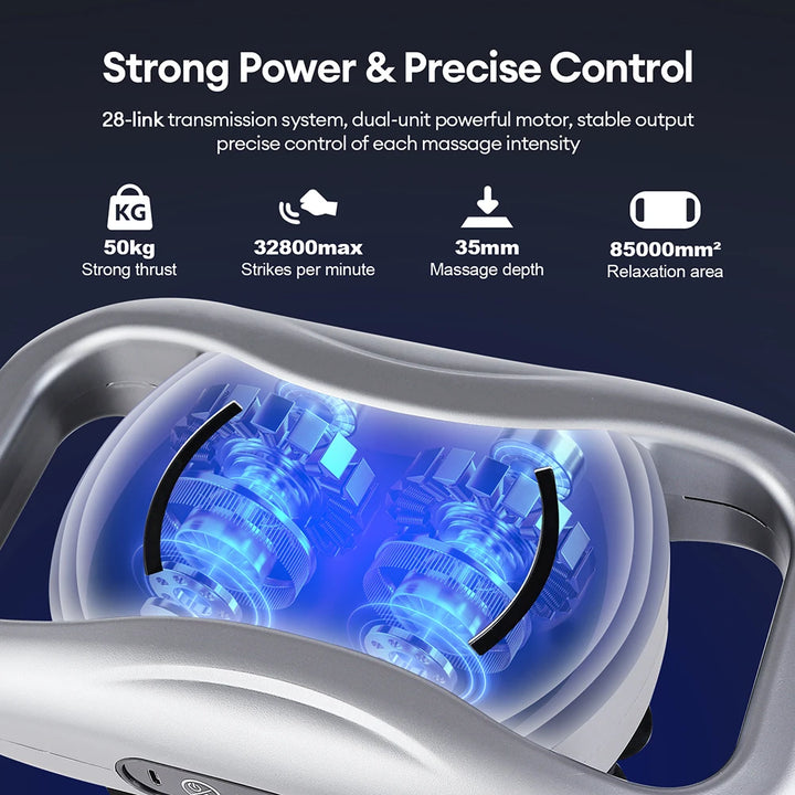 Premium 30 Head Massage Gun – High Frequency Vibration Fascia Muscle Massager for Full Body Use