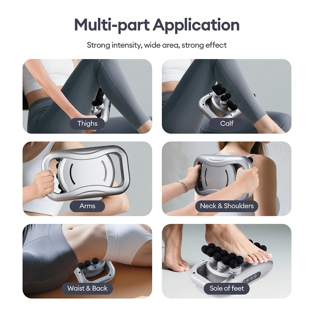 Premium 30 Head Massage Gun – High Frequency Vibration Fascia Muscle Massager for Full Body Use