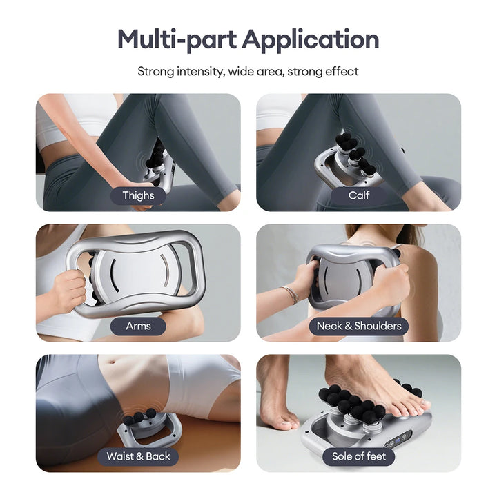 Premium 30 Head Massage Gun – High Frequency Vibration Fascia Muscle Massager for Full Body Use