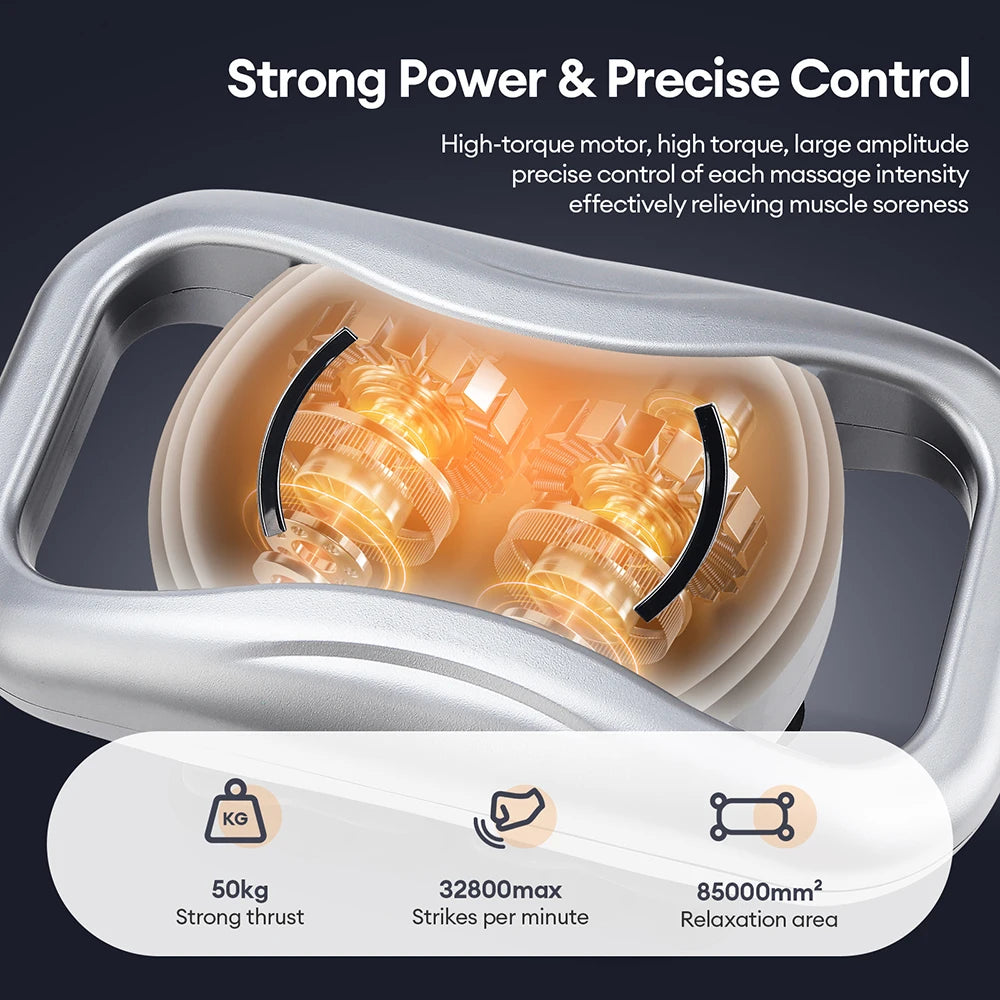 Premium 30 Head Massage Gun – High Frequency Vibration Fascia Muscle Massager for Full Body Use