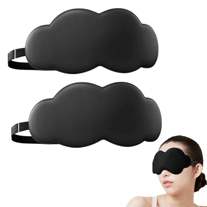 Premium 3D Contoured Sleep Mask – 100% Light Blocking Ultra-Soft Breathable Eye Cover for Travel and Yoga