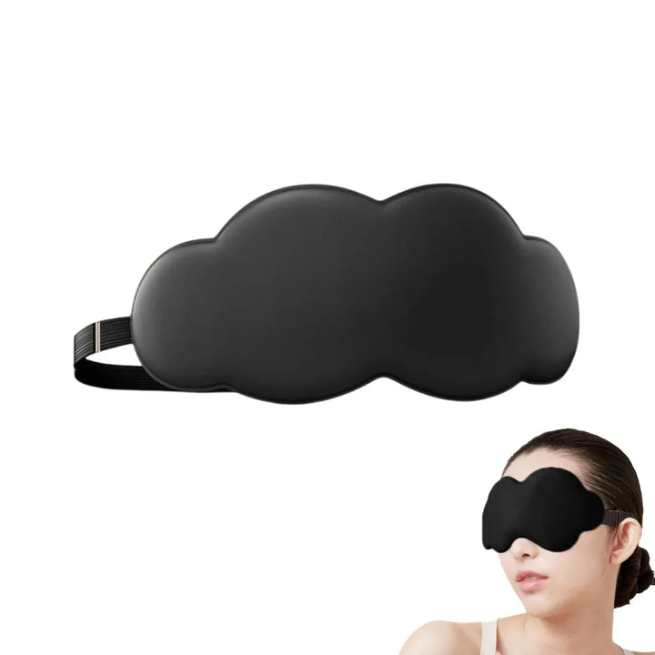 Premium 3D Contoured Sleep Mask – 100% Light Blocking Ultra-Soft Breathable Eye Cover for Travel and Yoga