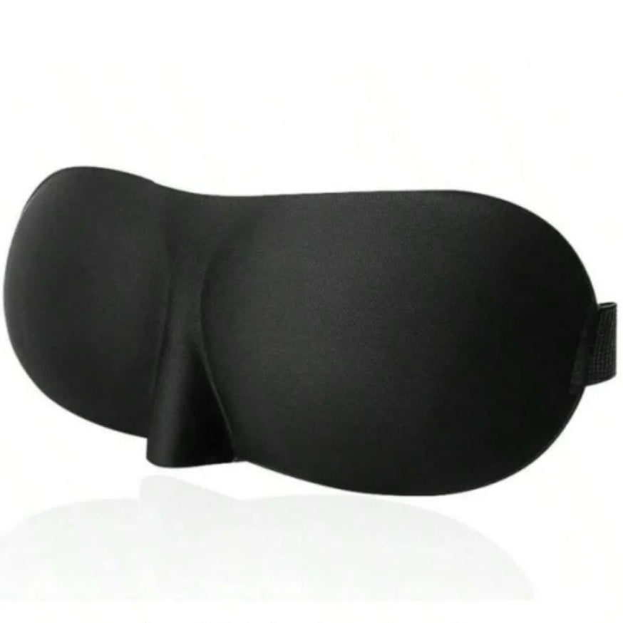 Premium 3D Contoured Sleep Mask – 100% Light Blocking Ultra-Soft Breathable Eye Cover for Travel and Yoga