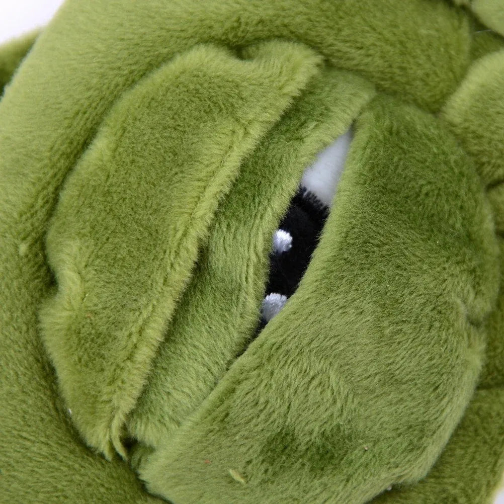 Premium 3D Sad Frog Sleep Mask – Soft Plush Light Blocking Eyeshade for Travel and Home Rest