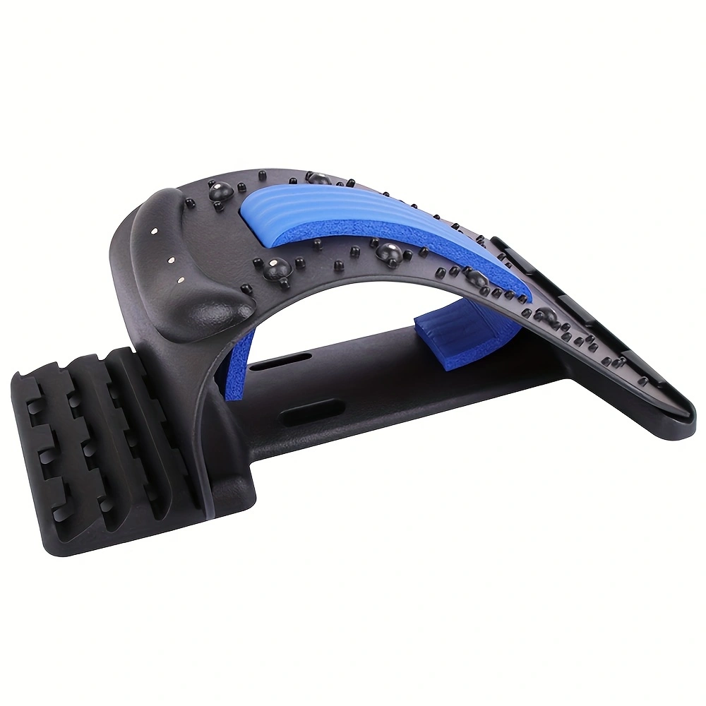 Premium 4-Level Neck Stretcher with Massage Apparatus – Magnetotherapy and Back Stretch Massager for Lumbar and Cervical Spine Support, Pain Relief, Adjustable Ergonomic Design for Neck and Upper Back