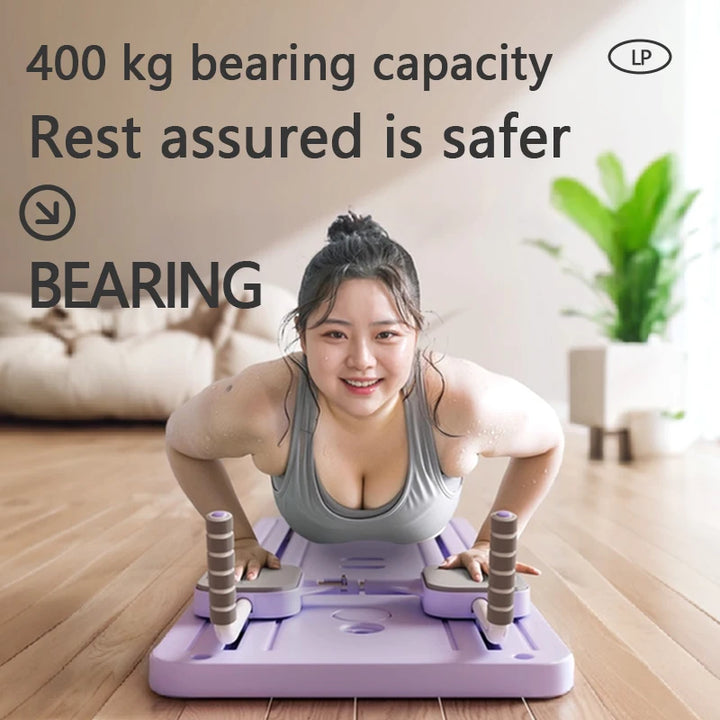 Premium 4 in 1 Foldable Fitness Board – Home Gym Pilates Step for Abdominal and Chest Training