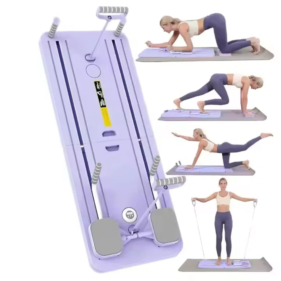 Premium 4 in 1 Foldable Fitness Board – Home Gym Pilates Step for Abdominal and Chest Training