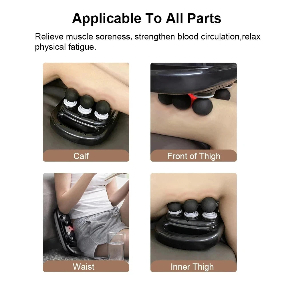 Premium 6 Head Massage Gun – Deep Tissue Percussion Muscle Massager for Neck and Full Body