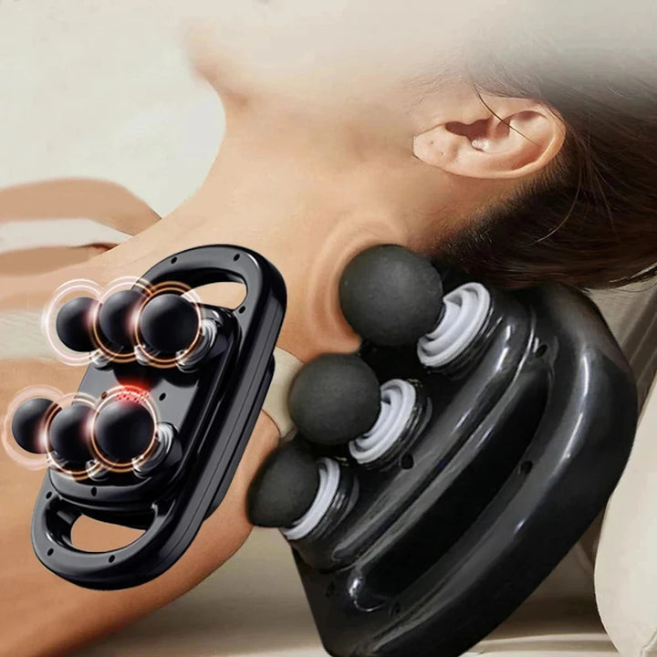 Premium 6 Head Massage Gun – Deep Tissue Percussion Muscle Massager for Neck and Full Body