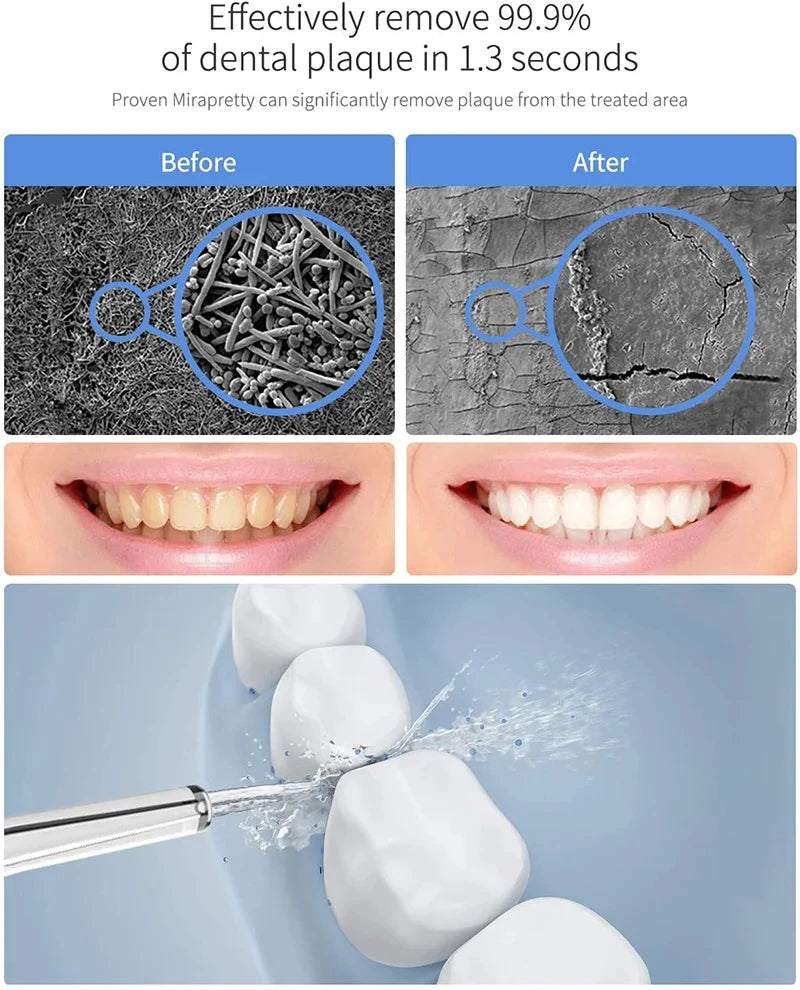 Premium 600ML Oral Irrigator – Multifunction Electric Water Flosser with 10 Modes and IPX7 Waterproof Design