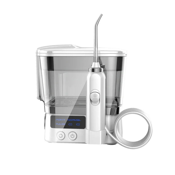 Premium 600ML Oral Irrigator – Multifunction Electric Water Flosser with 10 Modes and IPX7 Waterproof Design