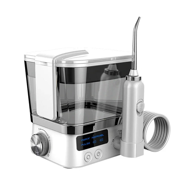 Premium 600ML Oral Irrigator – Multifunction Electric Water Flosser with 10 Modes and IPX7 Waterproof Design