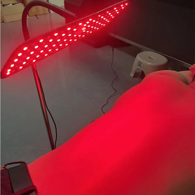 Premium 660nm and 850nm LED Red Light Therapy Panel – Near Infrared Lamp with Adjustable Stand and Timer