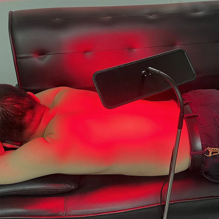 Premium 660nm and 850nm LED Red Light Therapy Panel – Near Infrared Lamp with Adjustable Stand and Timer