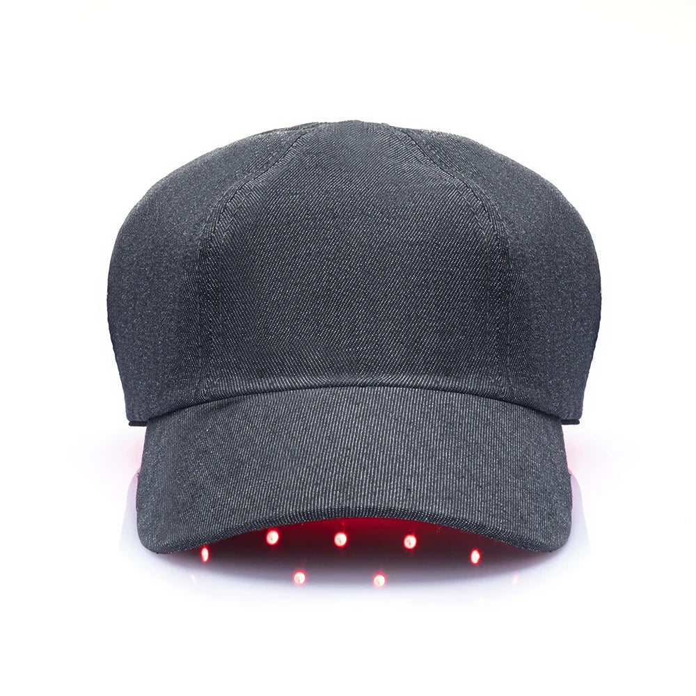 Premium 660nm and 850nm Red Light Therapy Hair Growth Cap – Infrared LED Scalp Care Device with USB Power