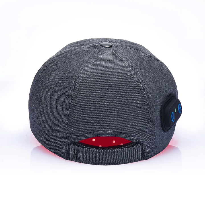 Premium 660nm and 850nm Red Light Therapy Hair Growth Cap – Infrared LED Scalp Care Device with USB Power