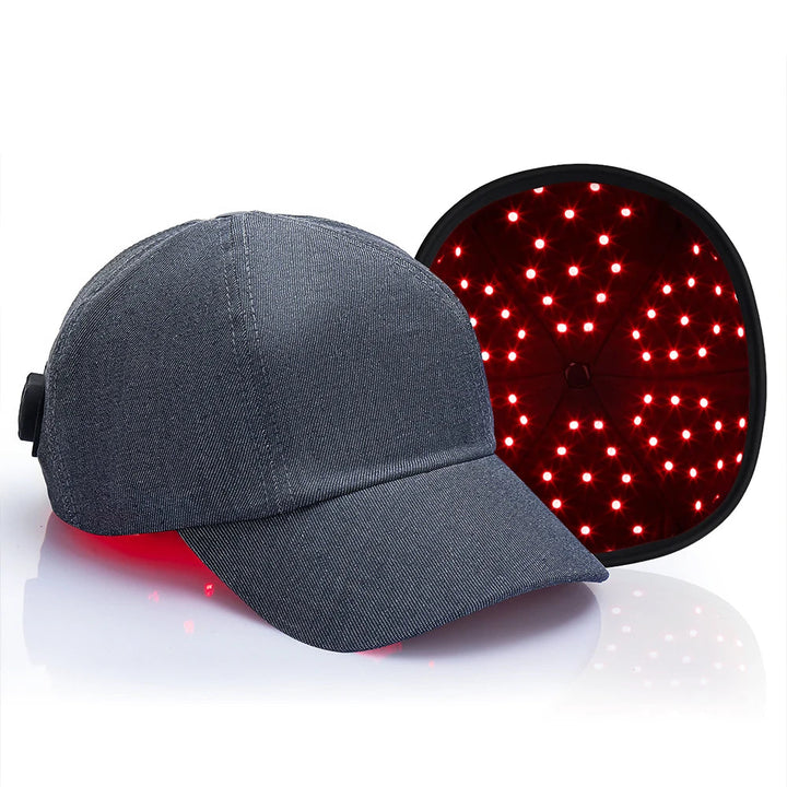 Premium 660nm and 850nm Red Light Therapy Hair Growth Cap – Infrared LED Scalp Care Device with USB Power